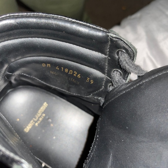 Saint Laurent Patent Croc-Effect Leather High-Tops - Picture 6 of 7